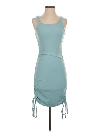 Pre-owned Assorted Brands Casual Dress In Teal
