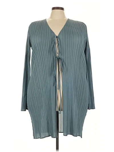 Pre-owned Assorted Brands Casual Dress In Teal