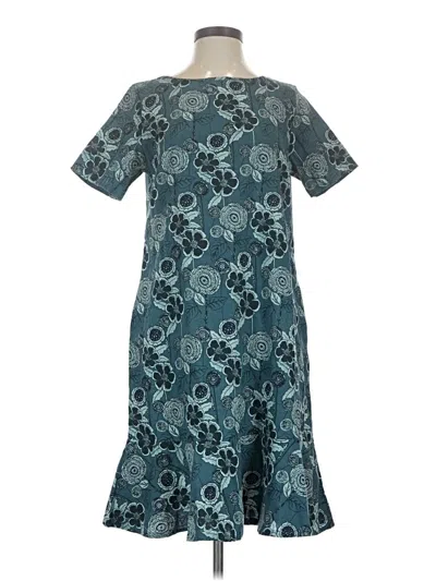Pre-owned Assorted Brands Casual Dress In Teal