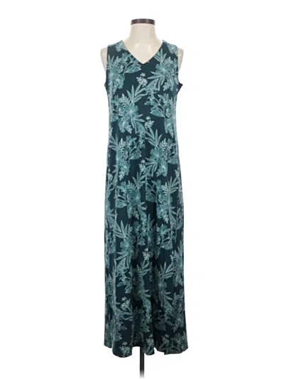 Pre-owned Assorted Brands Casual Dress In Teal