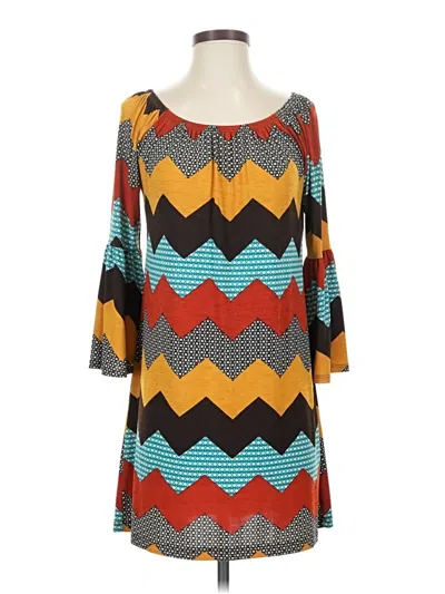 Pre-owned Assorted Brands Casual Dress In Teal