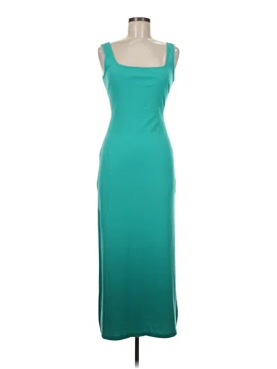 Pre-owned Assorted Brands Casual Dress In Teal