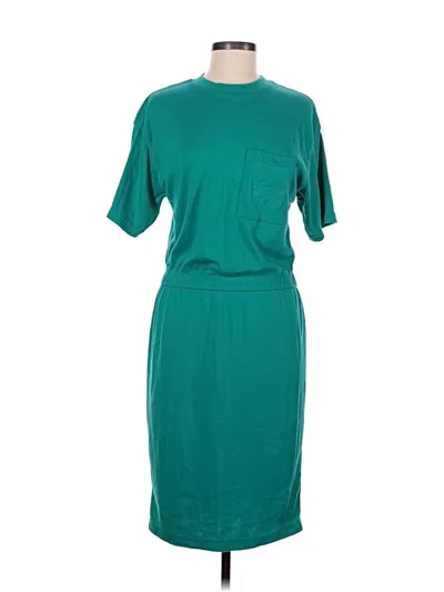 Pre-owned Assorted Brands Casual Dress In Teal