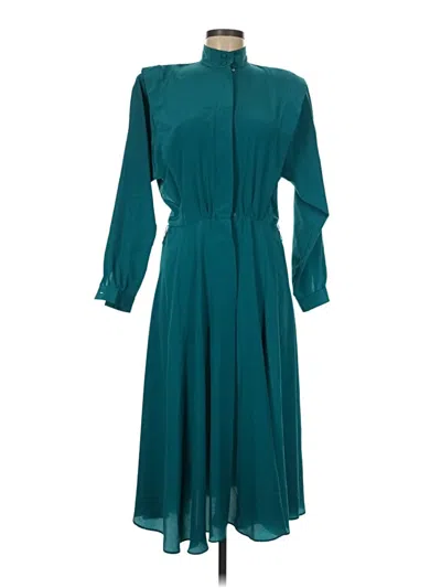 Pre-owned Assorted Brands Casual Dress In Teal