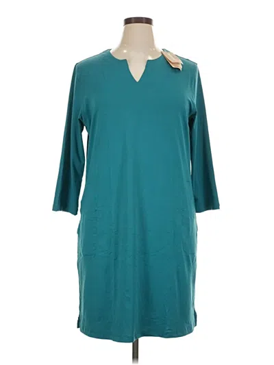 Assorted Brands Casual Dress In Teal