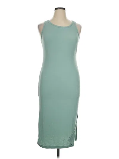 Pre-owned Assorted Brands Casual Dress In Teal