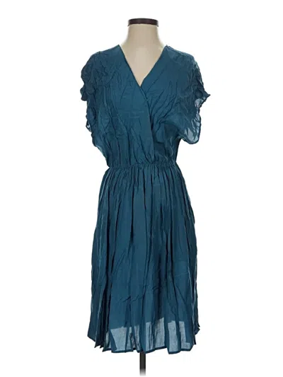 Pre-owned Assorted Brands Casual Dress In Teal