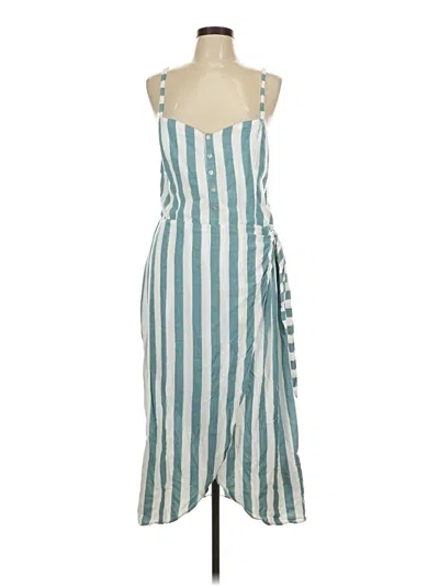 Pre-owned Assorted Brands Casual Dress In Teal