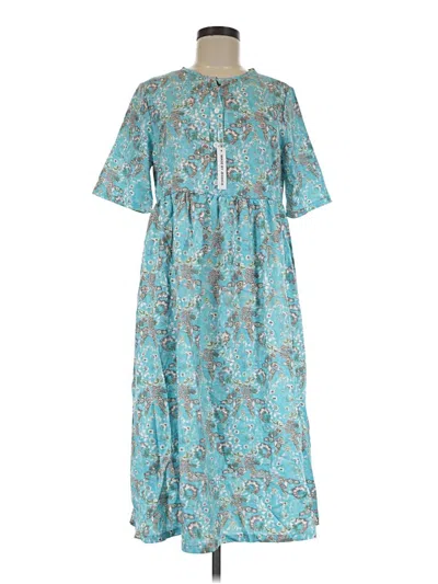 Assorted Brands Casual Dress In Teal