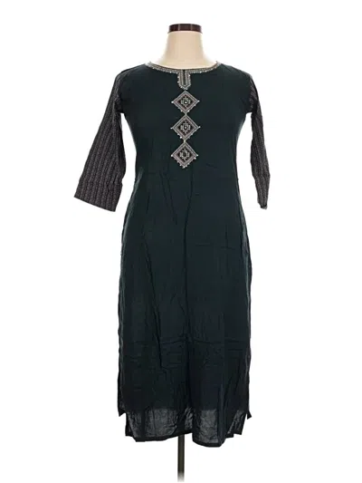 Assorted Brands Casual Dress In Teal