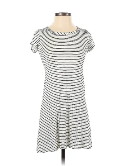 Pre-owned Assorted Brands Casual Dress In White