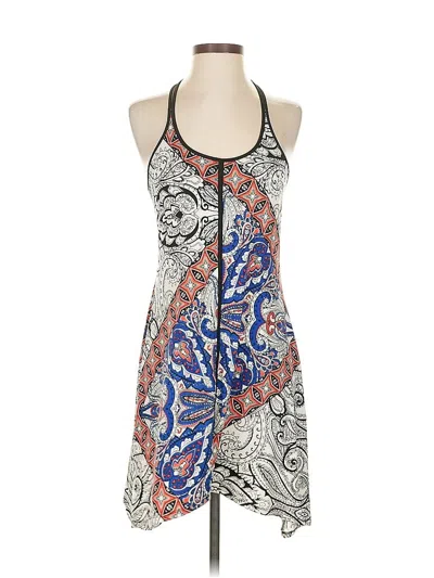 Pre-owned Assorted Brands Casual Dress In White