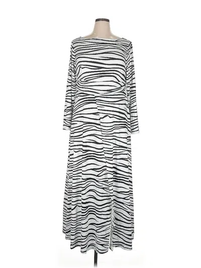 Pre-owned Assorted Brands Casual Dress In White