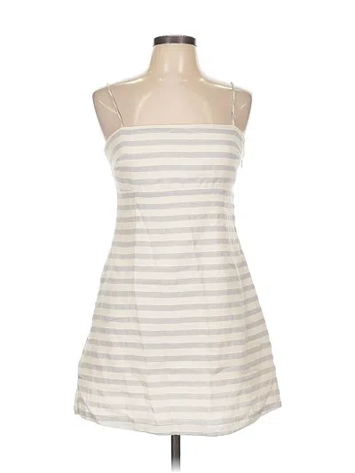 Pre-owned Assorted Brands Casual Dress In White