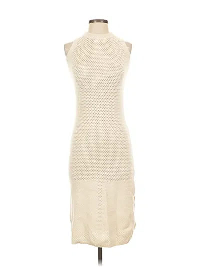 Pre-owned Assorted Brands Casual Dress In White