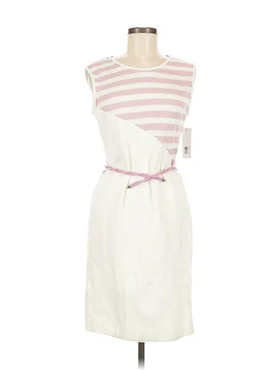 Pre-owned Assorted Brands Casual Dress In White