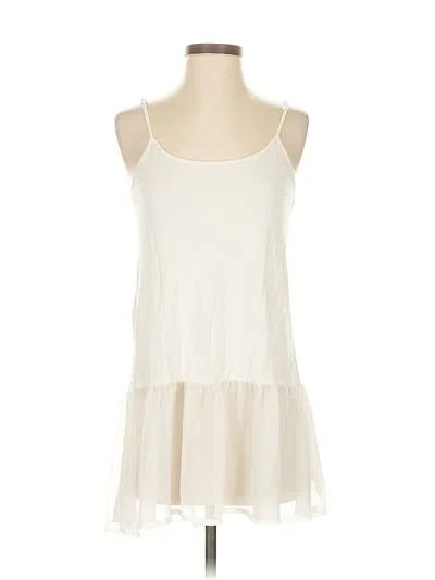 Pre-owned Assorted Brands Casual Dress In White