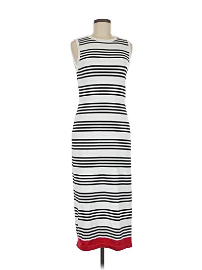 Pre-owned Assorted Brands Casual Dress In White