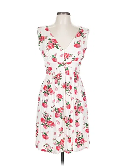 Pre-owned Assorted Brands Casual Dress In White