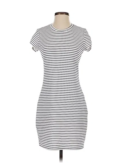 Pre-owned Assorted Brands Casual Dress In White