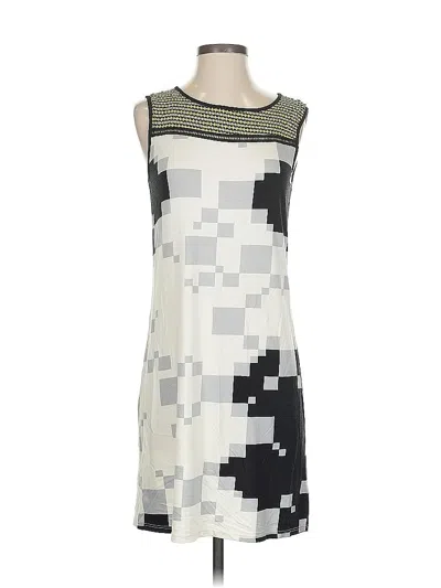 Pre-owned Assorted Brands Casual Dress In White