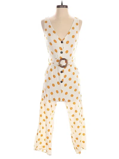 Pre-owned Assorted Brands Casual Dress In White