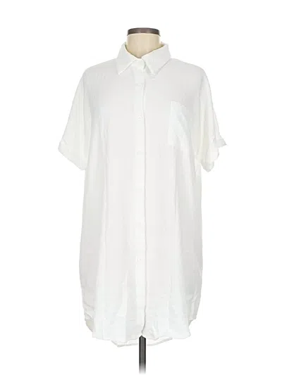 Pre-owned Assorted Brands Casual Dress In White