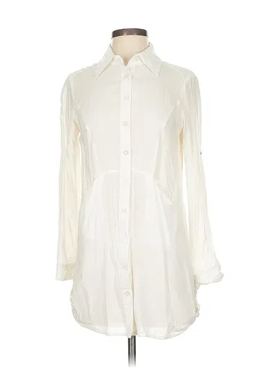 Pre-owned Assorted Brands Casual Dress In White