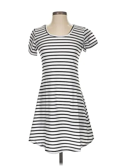 Pre-owned Assorted Brands Casual Dress In White