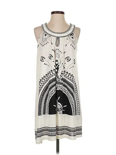 Pre-owned Assorted Brands Casual Dress In White