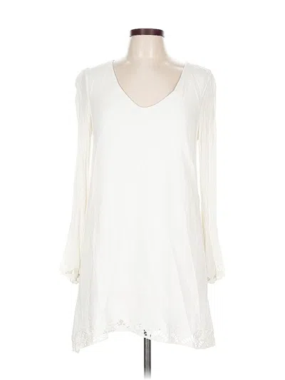 Pre-owned Assorted Brands Casual Dress In White
