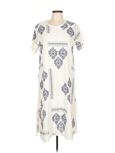 Pre-owned Assorted Brands Casual Dress In White