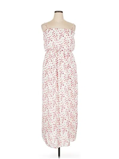 Pre-owned Assorted Brands Casual Dress In White