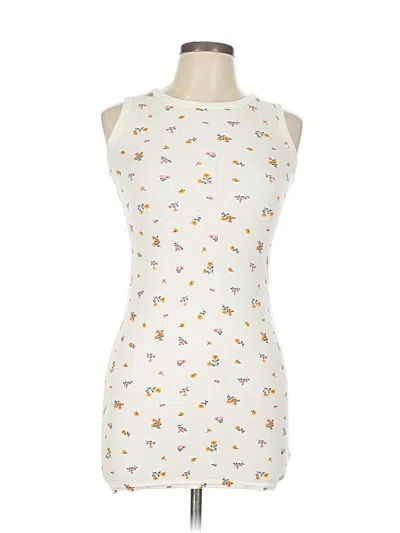 Pre-owned Assorted Brands Casual Dress In White