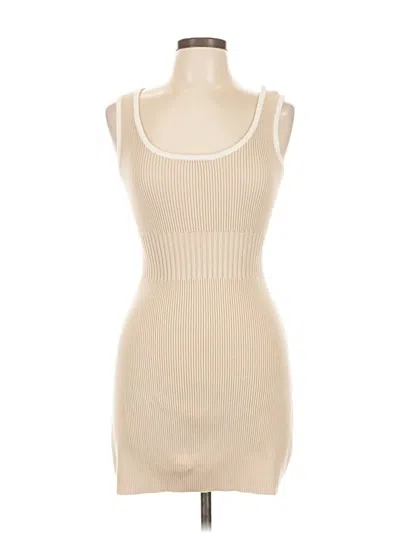 Pre-owned Assorted Brands Casual Dress In White