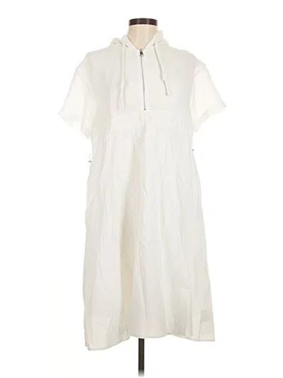 Pre-owned Assorted Brands Casual Dress In White