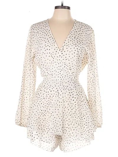 Pre-owned Assorted Brands Casual Dress In White