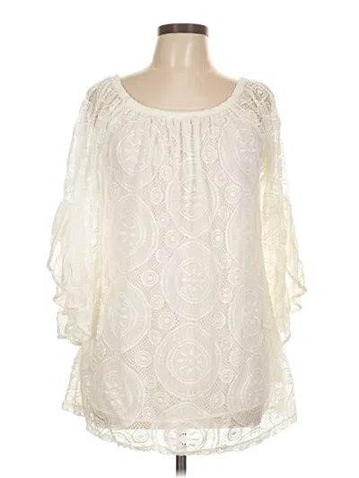 Pre-owned Assorted Brands Casual Dress In White