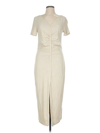 Pre-owned Assorted Brands Casual Dress In White