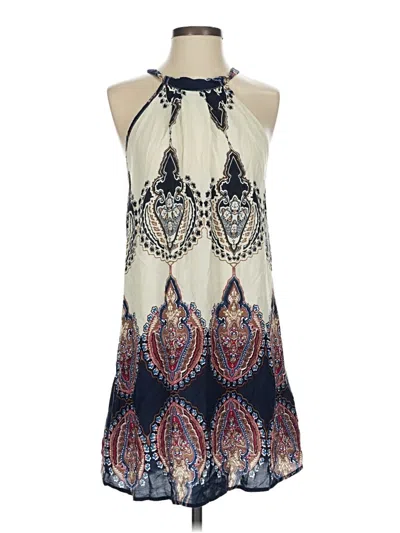 Pre-owned Assorted Brands Casual Dress In White