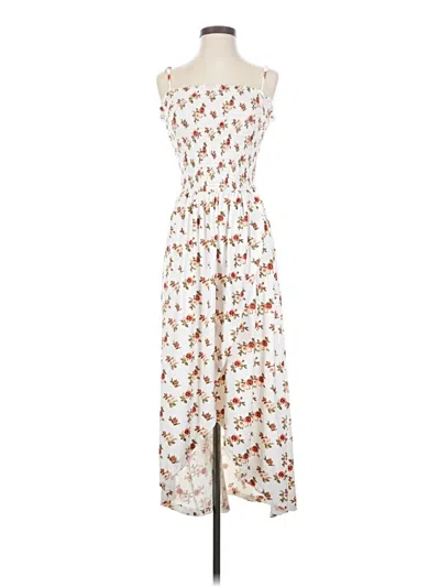 Pre-owned Assorted Brands Casual Dress In White