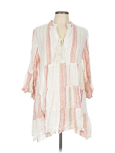 Pre-owned Assorted Brands Casual Dress In White