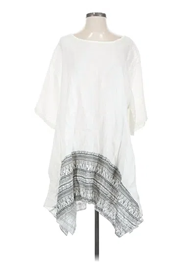 Pre-owned Assorted Brands Casual Dress In White