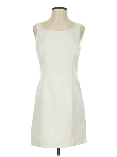 Pre-owned Assorted Brands Casual Dress In White