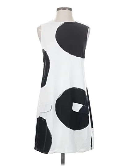 Pre-owned Assorted Brands Casual Dress In White