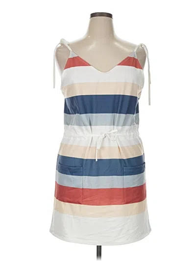 Pre-owned Assorted Brands Casual Dress In White