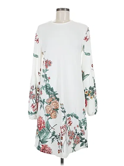 Pre-owned Assorted Brands Casual Dress In White