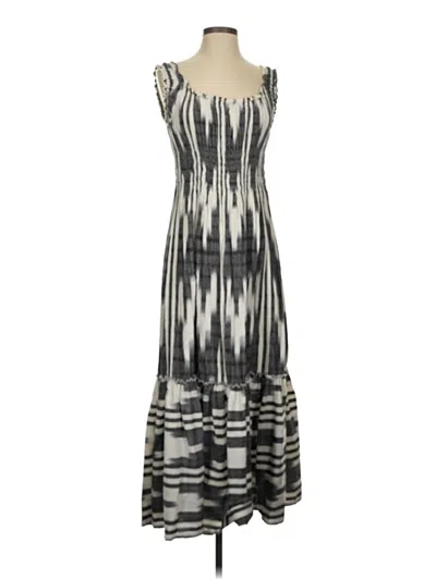 Pre-owned Assorted Brands Casual Dress In White