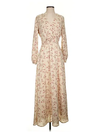 Pre-owned Assorted Brands Casual Dress In White