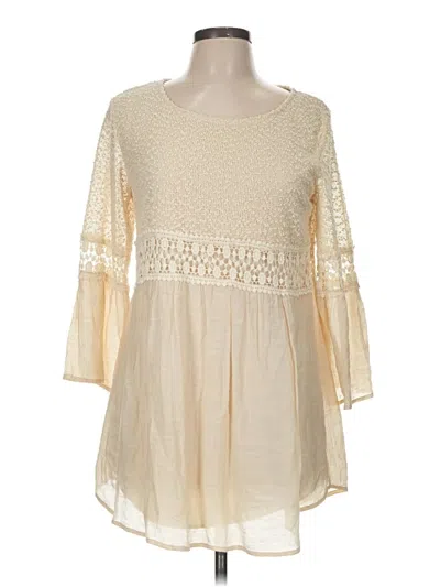 Pre-owned Assorted Brands Casual Dress In White